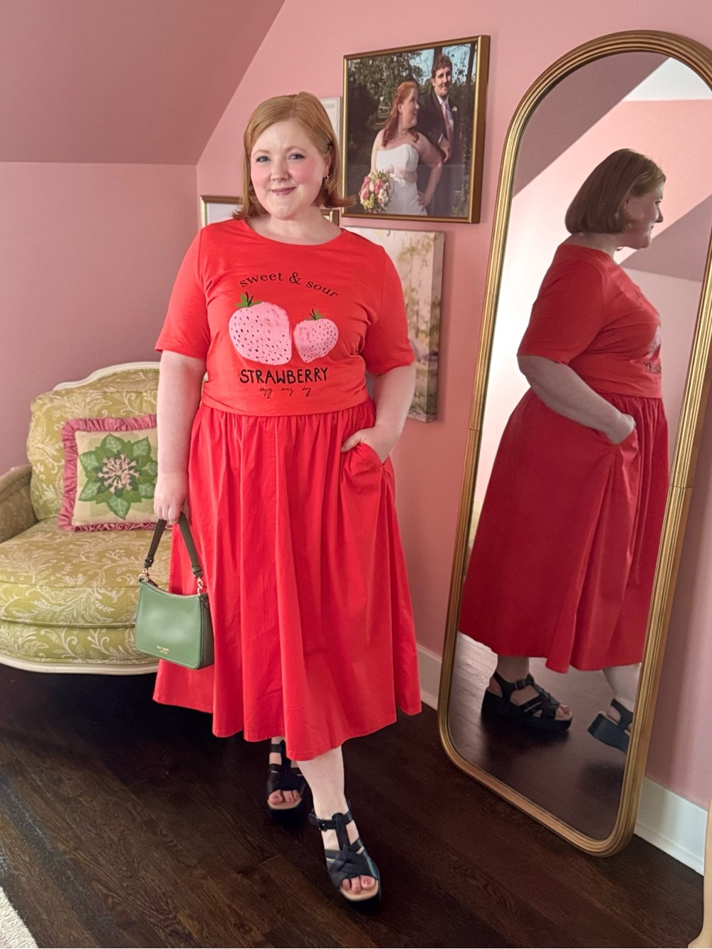 Ulla Popken Strawberry Graphic Tee